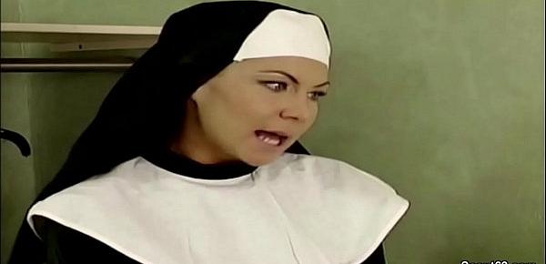 German Nun Seduce to Fuck by Prister in Classic Porn Movie